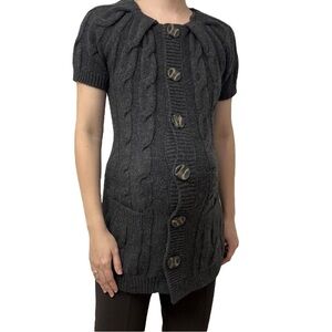 Vince x A Pea in the Pod Cardigan Sweater Wool Alpaca Maternity Size Small